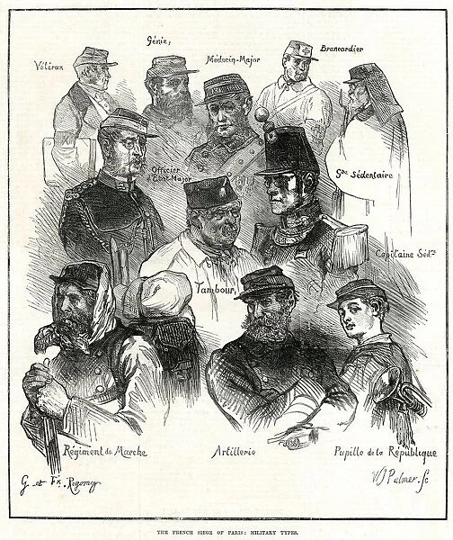 French Military Personnel 1871