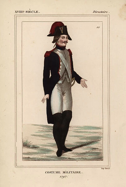 French military uniform, Directory era, 1797