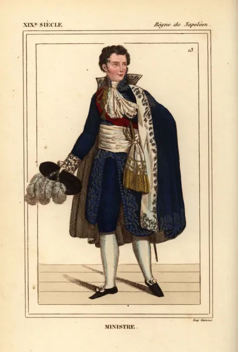 Framed Print : French minister of state, Napoleonic era Framed Print : French minister of state, Napoleonic era