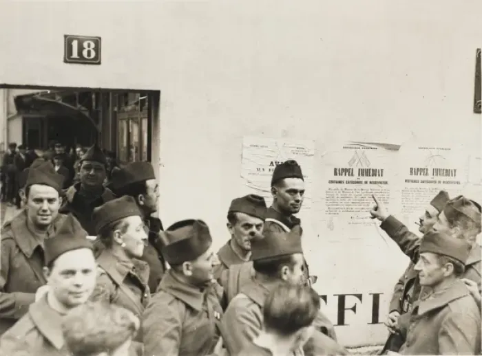 Framed Print : French mobilisation WWII Framed Print : French mobilisation WWII