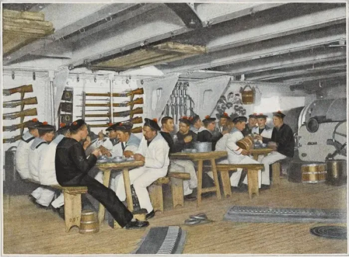 Framed Print : French Naval Mess Framed Print : French Naval Mess