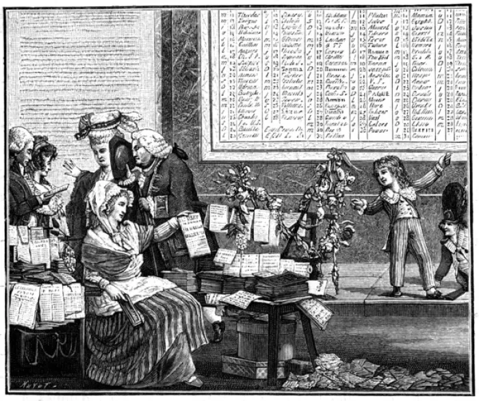 Framed Print : French News Stand 1791 Framed Print : French News Stand 1791