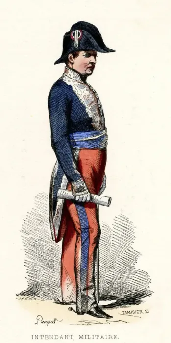 Framed Print : French Officer of Commissariat