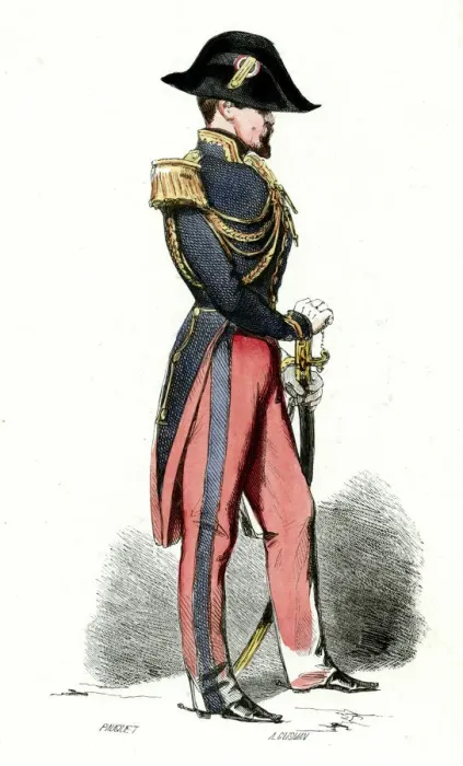 Framed Print : French Officer of the General Staff Framed Print : French Officer of the General Staff