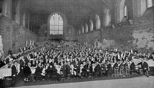 French Officers Banquet, Westminster Hall, 1905