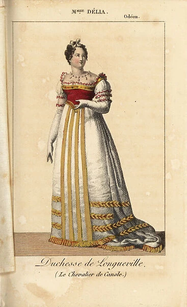 French opera singer Mlle. Delia in Le Chevalier