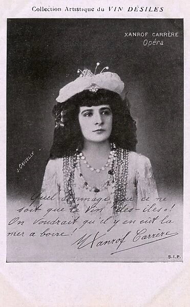 French Opera star - Marguerite Carrere-Xanrof