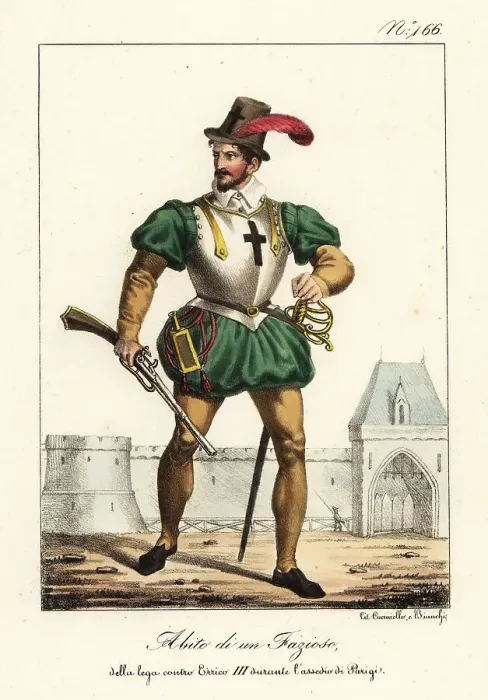 Framed Print : French partisan of the League opposing King Henry III, 1590 Framed Print : French partisan of the League opposing King Henry III, 1590