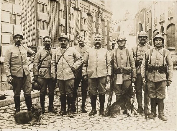 French patrol WWI