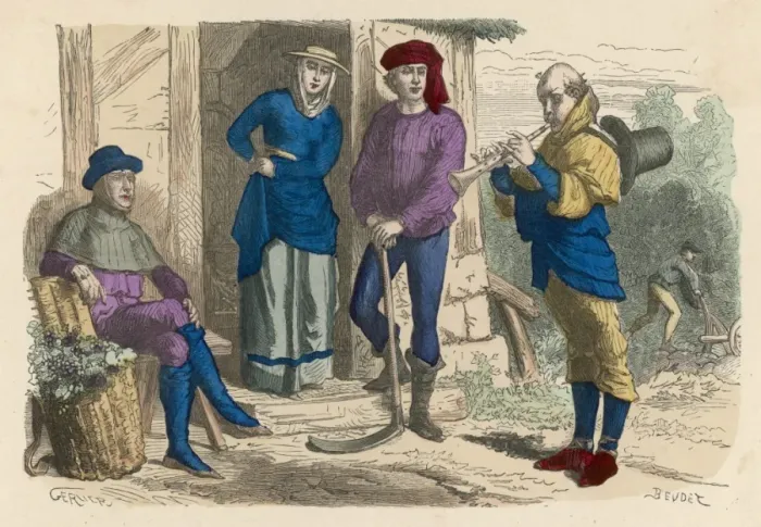 Framed Print : French Peasants C15 Framed Print : French Peasants C15