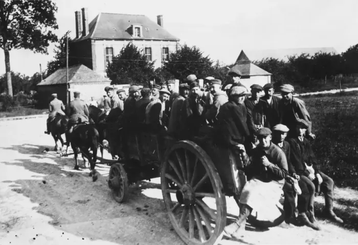 Framed Print : French peasants WWI Framed Print : French peasants WWI