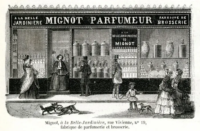 Framed Print : French perfume shop 1854 Framed Print : French perfume shop 1854