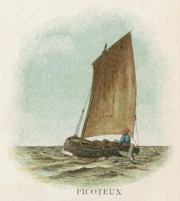 Framed Print : French Picoteux Fishboat Framed Print : French Picoteux Fishboat