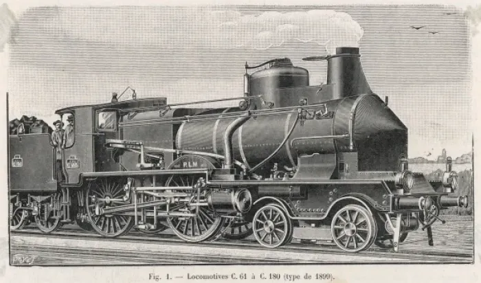 Framed Print : French Plm Locomotive Framed Print : French Plm Locomotive
