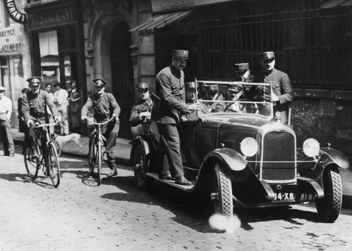 Framed Print : French Police Cadets Framed Print : French Police Cadets