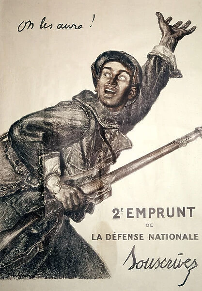 French poster advertising war bonds, WW1