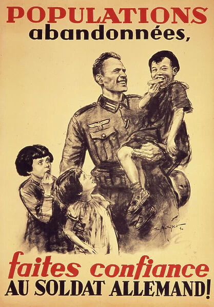 French poster of the occupation