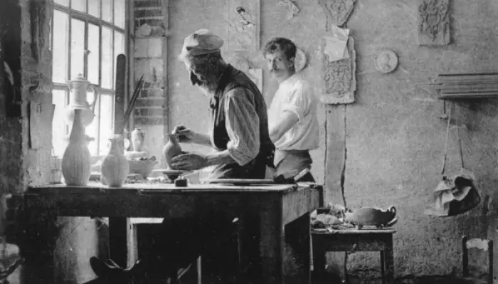 Framed Print : French Potters Framed Print : French Potters