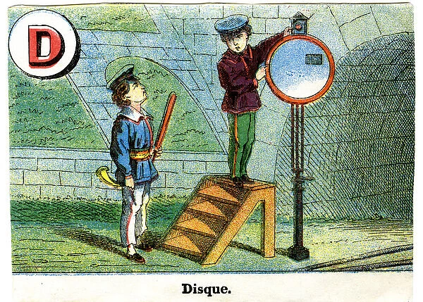 French Railway Alphabet - D