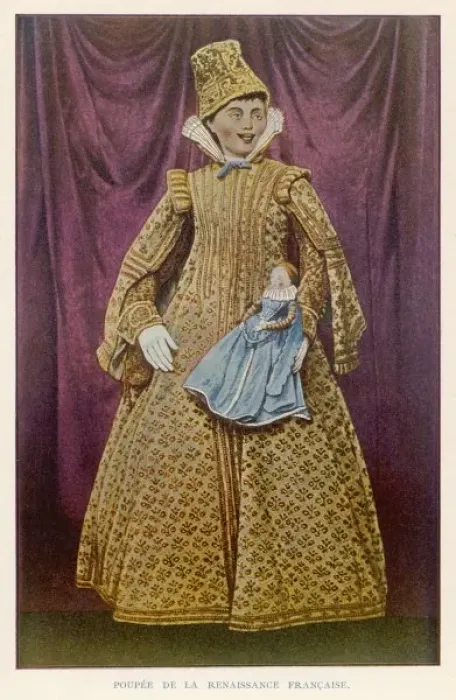 Framed Print : French Renaissance Doll Framed Print : French Renaissance Doll