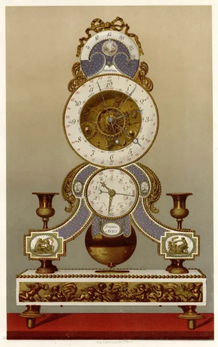 Framed Print : French Revol. Clock 1790 Framed Print : French Revol. Clock 1790