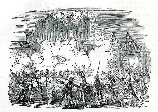 French Revolution, destruction of Bastille, Paris