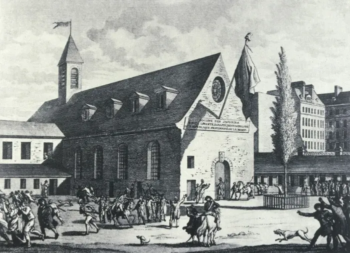 Framed Print : French revolution. Jacobin Club (1803). Engraving Framed Print : French revolution. Jacobin Club (1803). Engraving