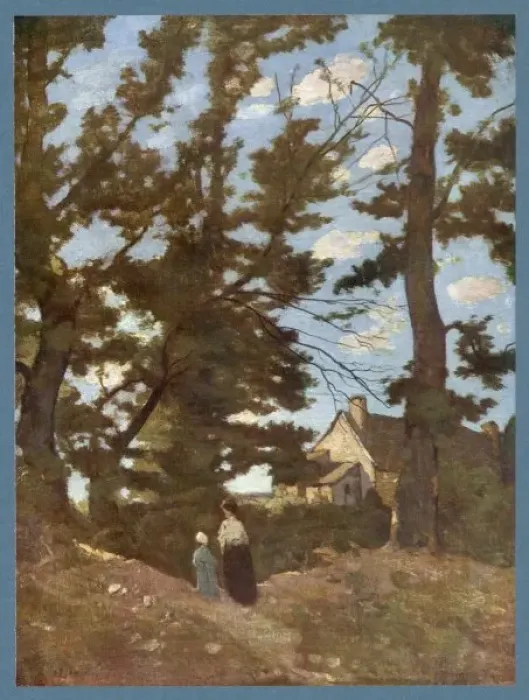 Framed Print : French Rural Scene Framed Print : French Rural Scene