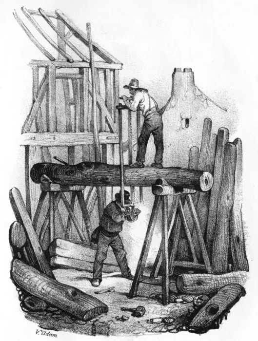 Framed Print : French Saw Mill Framed Print : French Saw Mill