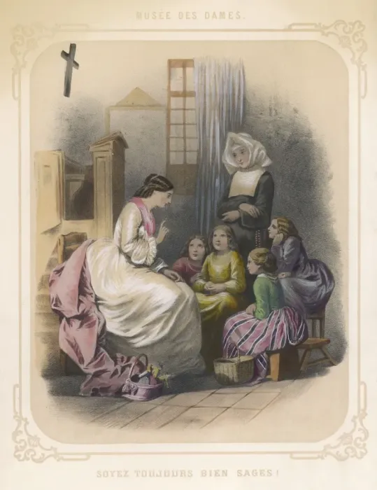 Framed Print : French School be Good Framed Print : French School be Good