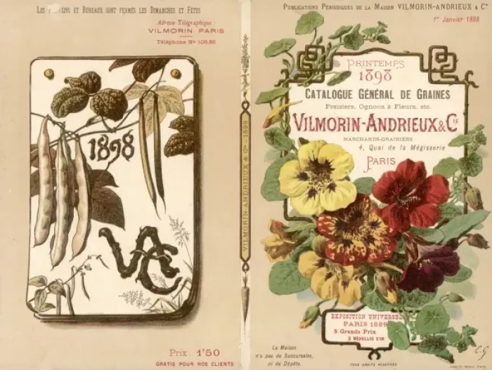 Framed Print : French Seed Catalogue Framed Print : French Seed Catalogue