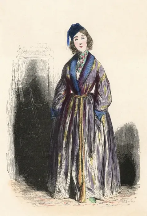 Framed Print : French Society Lady Framed Print : French Society Lady