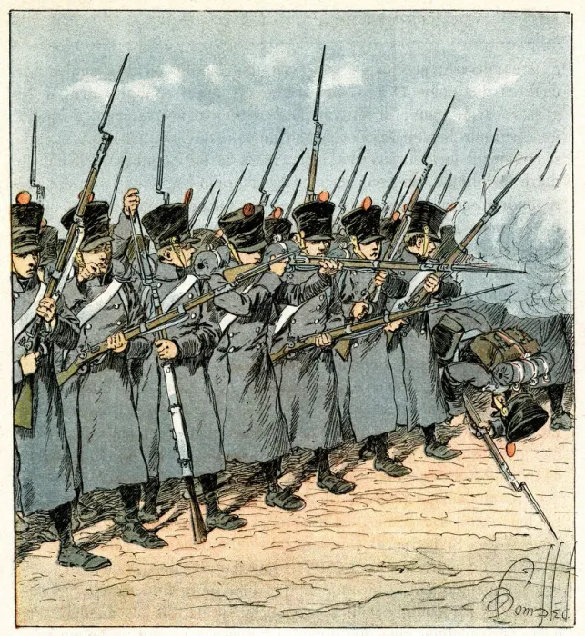 Framed Print : French soldiers Framed Print : French soldiers