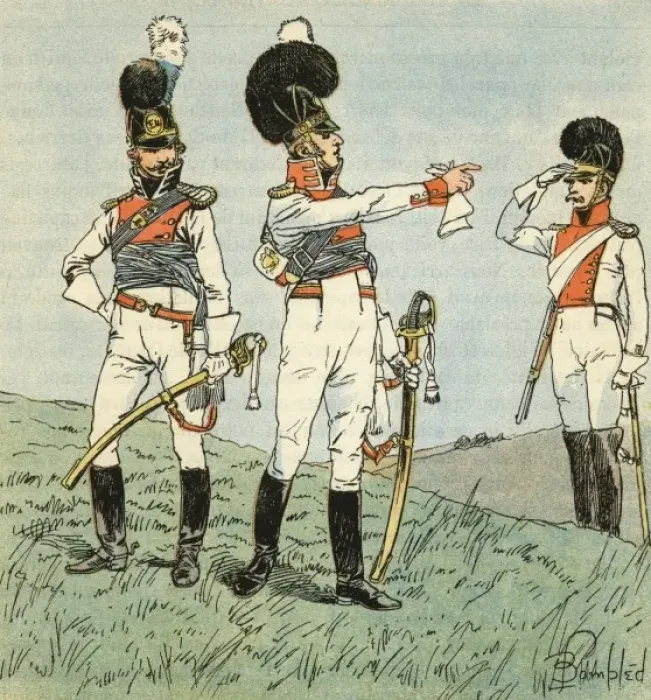 Framed Print : French soldiers Framed Print : French soldiers