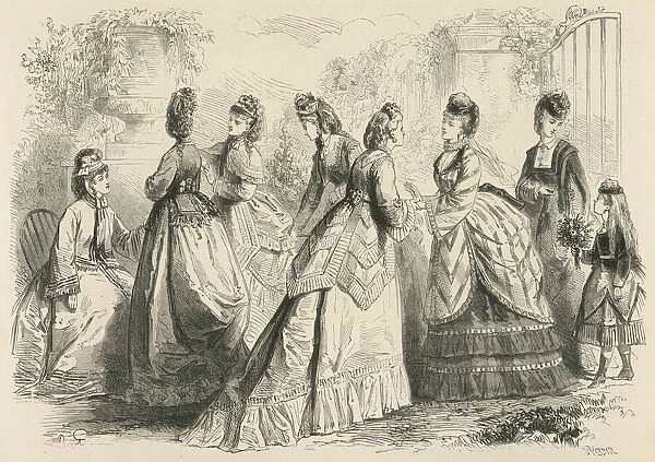 French Spring fashions in 1870