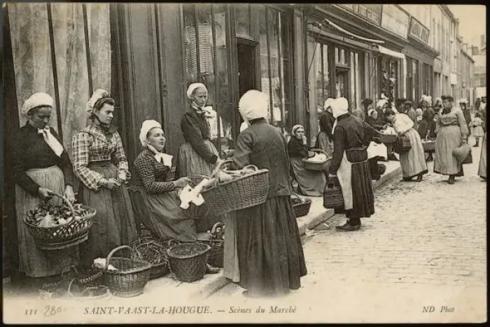 Framed Print : French Street Market Framed Print : French Street Market