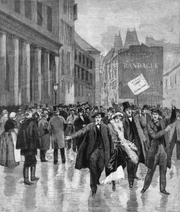 Framed Print : French Students Demo Framed Print : French Students Demo