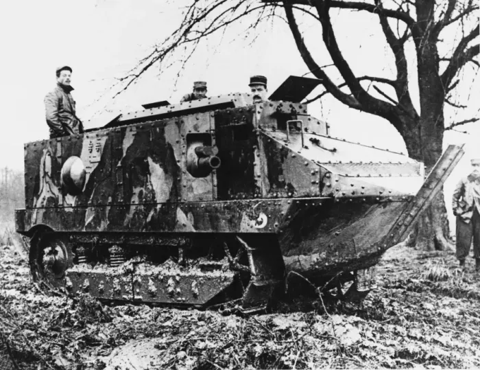 Framed Print : French Tank WWI Framed Print : French Tank WWI