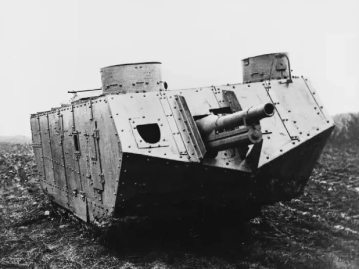 Framed Print : French tank WWI Framed Print : French tank WWI