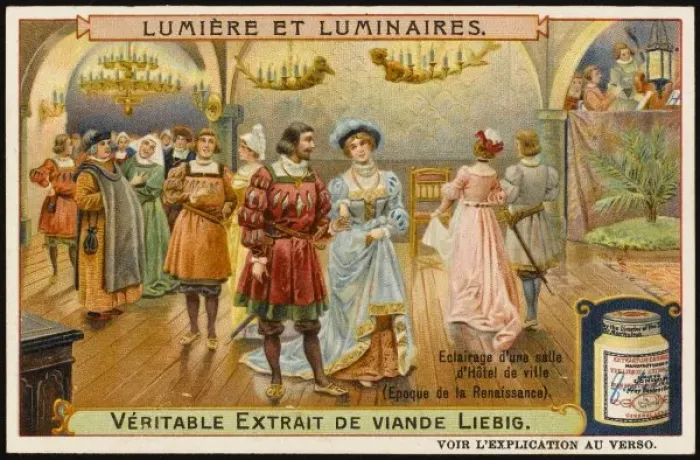 Framed Print : French Town Hall Lit Framed Print : French Town Hall Lit