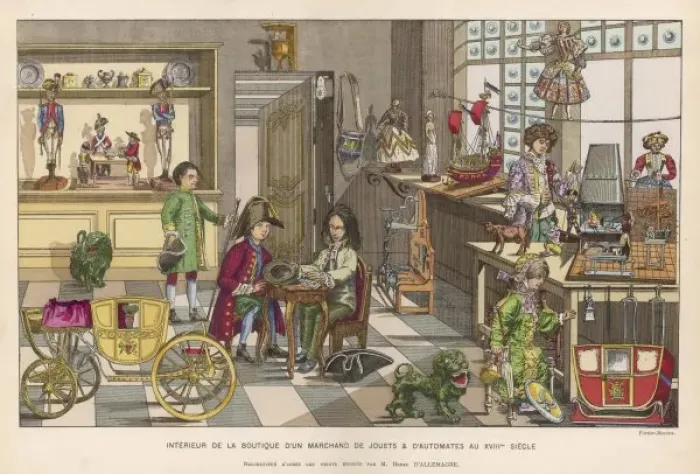 Framed Print : French Toy Shop C18 Framed Print : French Toy Shop C18