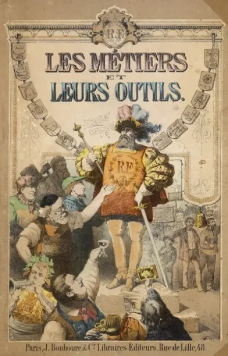 Framed Print : French trades book cover Framed Print : French trades book cover