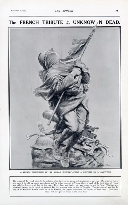 Framed Print : French tribute to the unknown dead 1920 Framed Print : French tribute to the unknown dead 1920