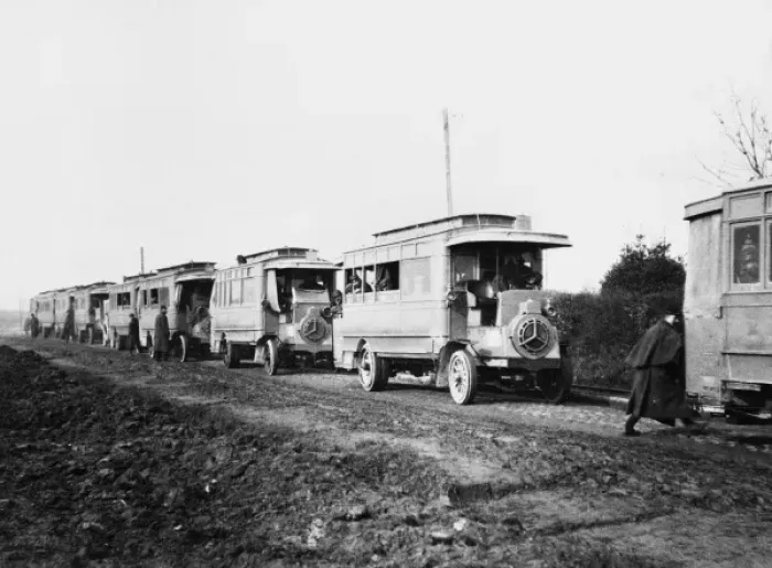 Framed Print : French troop transport WWI Framed Print : French troop transport WWI