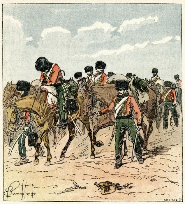 Framed Print : French troops Framed Print : French troops