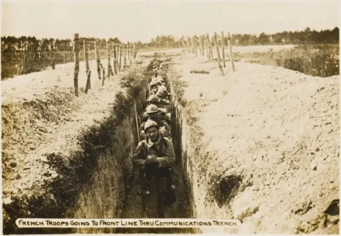 Framed Print : French troops WWI Framed Print : French troops WWI