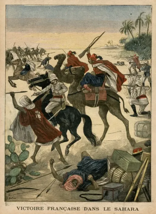 Framed Print : French Victory in Sahara Framed Print : French Victory in Sahara
