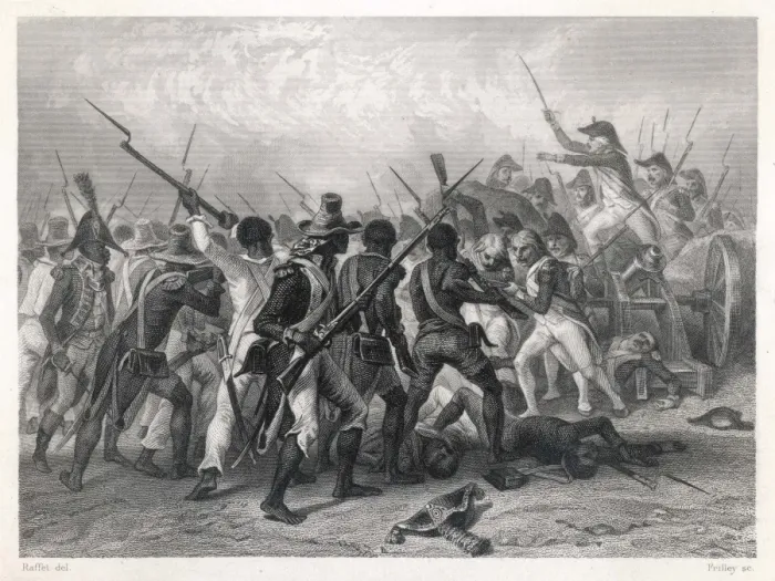 Framed Print : French Vs Haitians Framed Print : French Vs Haitians
