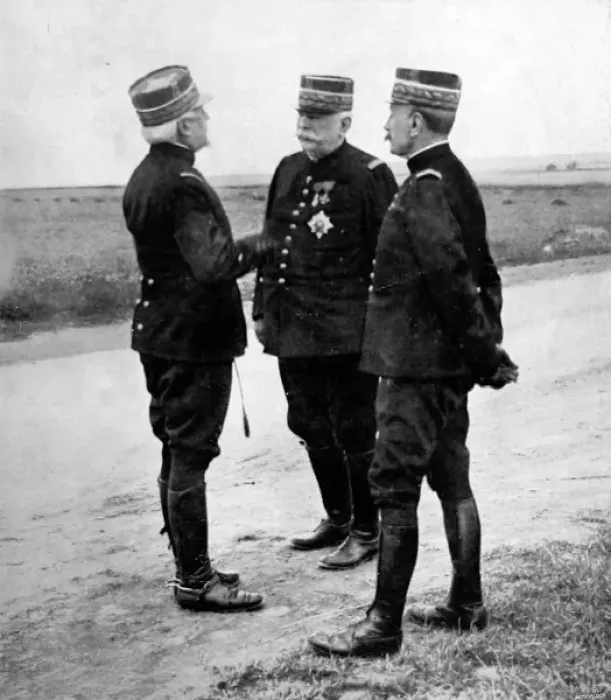 Framed Print : Three French war leaders Framed Print : Three French war leaders