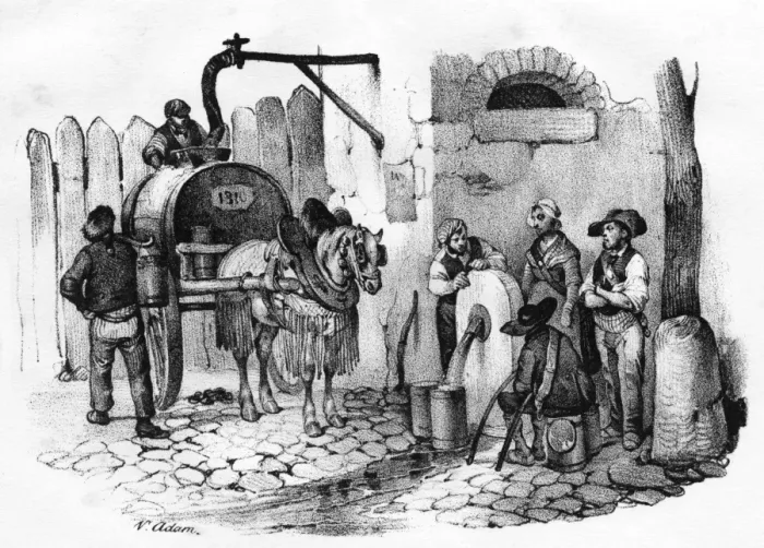 Framed Print : French Watercarriers Framed Print : French Watercarriers
